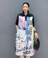 Graphic Patch Denim Dress